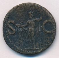 Római Birodalom / Róma / Agrippa 37-41. As bronz (9,05g) T:F Roman Empire / Rome / Agrippa 37-41. As...