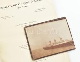 cca 1910 Gally Kálmán dr., ny. h. államtitkár. (1878-?) amerikai utazásának dokumentumai 4 db