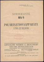 cca 1910 C. Reichert Optische Werke képes termékbemutató 24p
