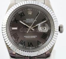 Rolex Oyster Perpetual automata karóra, igényes gyűjtői replika, Wimbledon számlappal, naptárkijelzé...