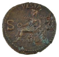 Római Birodalom / Róma / Caligula 37-38. As (11,60g) T:VF anyaghiba / Roman Empire / Rome / Caligula...