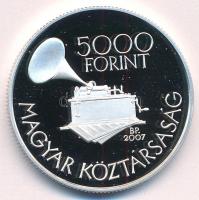 2007. 5000Ft Ag "Kodály Zoltán születésének 125. évfordulója" kapszulában T:PP Adamo EM211