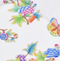 Herendi Viktória mintás plasztikus tálca. Kézzel festett, jelzett, hibátlan 28x14
