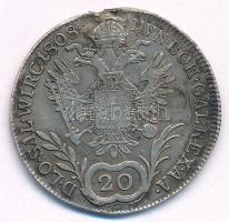Ausztria 1808A 20kr Ag "I. Ferenc" T:VF patina, durva ph., fny.
Austria 1808A 20 Kreuzer ...