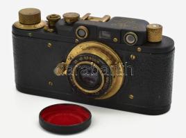 Leica III. SS 3. fényképezőgép Zorkij replika. Jó állapotban, bőr tokkal