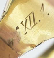 Várkonyi László, Weisz (1909-1972) világbajnok asztaliteniszező, edző 14 karátos arany (Au) emlékgyű...