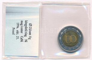 1996. 100Ft lezárt fóliatokban, tanúsítvánnyal T:PP patina Adamo F12.1