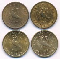 1946-1950. 10f tombak (4xklf) T:AU,XF patina
Adamo F3