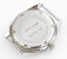 Mirexal 17 köves kézi felhúzós búváróra forgatható lünettával, jelzett acél tokkal Működik d: 36 mm