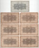 1946. 10.000AP (6x) + 500.000AP T:F,VG közte szakadás, tű ly