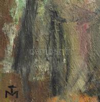TM jelzéssel: Anya. Olaj, farost, 50x40 cm