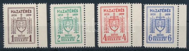 1939 Soproni tábori küldöncjárat II. kiadás ívszéli sorozat (**85.000) / Sopron courier post stamp II. issue complete margin set