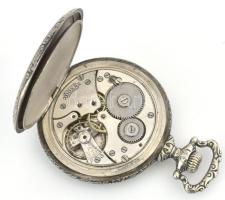 Doxa vasutas zsebóra. Fém tokkal, plasztikus díszítéssel a hátoldalon 55 mm