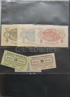 Nagy osztrák szükségbankjegy gyűjtemény 1920-as évek eleje 748 klf db! T:I + Német Birodalom 6klf sz...