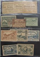 Nagy osztrák szükségbankjegy gyűjtemény 1920-as évek eleje 748 klf db! T:I + Német Birodalom 6klf sz...