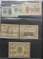 Nagy osztrák szükségbankjegy gyűjtemény 1920-as évek eleje 748 klf db! T:I + Német Birodalom 6klf sz...