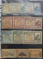 Nagy osztrák szükségbankjegy gyűjtemény 1920-as évek eleje 748 klf db! T:I + Német Birodalom 6klf sz...