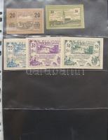 Nagy osztrák szükségbankjegy gyűjtemény 1920-as évek eleje 748 klf db! T:I + Német Birodalom 6klf sz...
