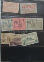 Nagy osztrák szükségbankjegy gyűjtemény 1920-as évek eleje 748 klf db! T:I + Német Birodalom 6klf sz...