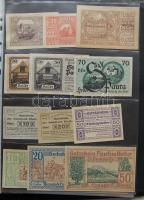 Nagy osztrák szükségbankjegy gyűjtemény 1920-as évek eleje 748 klf db! T:I + Német Birodalom 6klf sz...
