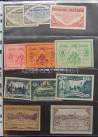 Nagy osztrák szükségbankjegy gyűjtemény 1920-as évek eleje 748 klf db! T:I + Német Birodalom 6klf sz...