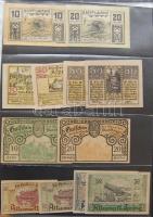 Nagy osztrák szükségbankjegy gyűjtemény 1920-as évek eleje 748 klf db! T:I + Német Birodalom 6klf sz...