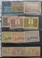 Nagy osztrák szükségbankjegy gyűjtemény 1920-as évek eleje 748 klf db! T:I + Német Birodalom 6klf sz...