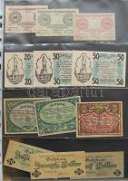 Nagy osztrák szükségbankjegy gyűjtemény 1920-as évek eleje 748 klf db! T:I + Német Birodalom 6klf sz...