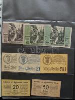 Nagy osztrák szükségbankjegy gyűjtemény 1920-as évek eleje 748 klf db! T:I + Német Birodalom 6klf sz...