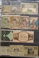 Nagy osztrák szükségbankjegy gyűjtemény 1920-as évek eleje 748 klf db! T:I + Német Birodalom 6klf sz...