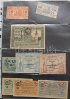 Nagy osztrák szükségbankjegy gyűjtemény 1920-as évek eleje 748 klf db! T:I + Német Birodalom 6klf sz...