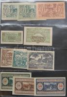 Nagy osztrák szükségbankjegy gyűjtemény 1920-as évek eleje 748 klf db! T:I + Német Birodalom 6klf sz...