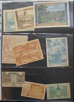 Nagy osztrák szükségbankjegy gyűjtemény 1920-as évek eleje 748 klf db! T:I + Német Birodalom 6klf sz...