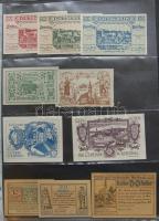 Nagy osztrák szükségbankjegy gyűjtemény 1920-as évek eleje 748 klf db! T:I + Német Birodalom 6klf sz...