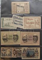 Nagy osztrák szükségbankjegy gyűjtemény 1920-as évek eleje 748 klf db! T:I + Német Birodalom 6klf sz...