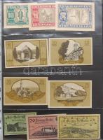 Nagy osztrák szükségbankjegy gyűjtemény 1920-as évek eleje 748 klf db! T:I + Német Birodalom 6klf sz...