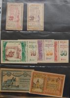 Nagy osztrák szükségbankjegy gyűjtemény 1920-as évek eleje 748 klf db! T:I + Német Birodalom 6klf sz...