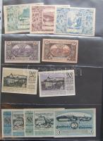 Nagy osztrák szükségbankjegy gyűjtemény 1920-as évek eleje 748 klf db! T:I + Német Birodalom 6klf sz...