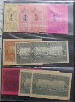Nagy osztrák szükségbankjegy gyűjtemény 1920-as évek eleje 748 klf db! T:I + Német Birodalom 6klf sz...