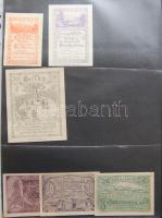Nagy osztrák szükségbankjegy gyűjtemény 1920-as évek eleje 748 klf db! T:I + Német Birodalom 6klf sz...