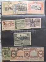 Nagy osztrák szükségbankjegy gyűjtemény 1920-as évek eleje 748 klf db! T:I + Német Birodalom 6klf sz...
