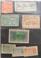 Nagy osztrák szükségbankjegy gyűjtemény 1920-as évek eleje 748 klf db! T:I + Német Birodalom 6klf sz...