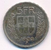 Svájc 1932B 5Fr Ag T:VF patina, kis karc
Switzerland 1932B 5 Francs Ag C:VF patina, small scratch
...