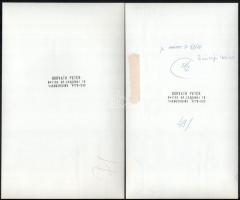 cca 1987 Horváth Péter budapesti fotóriporter pecsétjével jelzett, 2 db vintage fotó Bánsági Ildikó ...