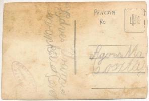 Pankota, Pancota; család / family photo. Zaránd Jolán Fotograf (vágott)