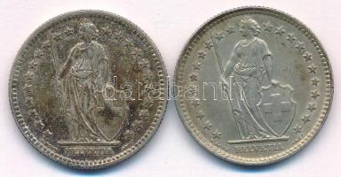 Svájc 1953-1963. 2Fr Ag (2xklf) T:AU,XF patina
Switzerland 1953-1963. 2 Franc Ag (2xdiff) C:AU,XF p...