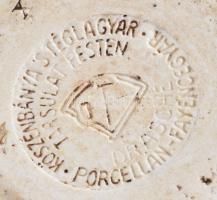 Drasche Kőszénbánya s Téglagyár Társulat Pesten patikai mozsár, jelzett, sérüléssel, m: 14 cm