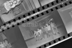 cca 1972 Fortuna együttes fellépése Marikával, 72 # vintage NEGATÍV Marinkay István (1920-?) veszpré...