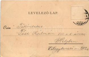 1900 Kecskemét, Barátok tere, Honvéd huszár laktanya, Izraelita templom, zsinagóga, Beretvás szállod...