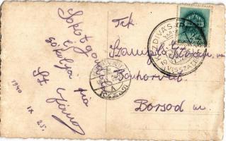 1940 Kézdivásárhely, Targu Secuiesc; bevonulás, Csávássy Endre üzlete, Millenium szálloda és étterem...